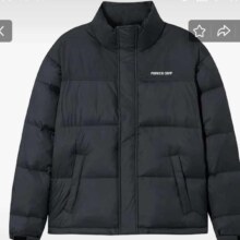 27号20点：拓路者 羽绒服男女款冬季新款90绒立领面包服防风加厚保暖短款外套 黑色