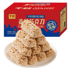 千丝 麦片巧克力棒400g约35根