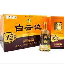 预售：白云边  十二年陈酿 浓酱兼香型白酒42度 450ml*6瓶 整箱装