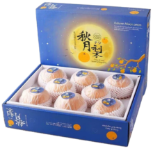 plus会员:三萌果蔬正宗山东秋月梨 净重4.5-5斤精选装 单果300g+*2件