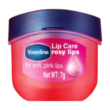 凡士林（Vaseline）润唇膏唇膜经典修护保湿滋润唇膜晶冻男女士妆前打底护唇膏 玫瑰花蕾7g