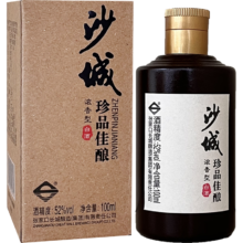沙城老窖 珍品佳酿浓香型纯粮白酒52度100mll/瓶