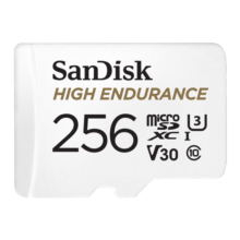 闪迪（SanDisk）256GB TF（MicroSD）4K内存卡 行车记录仪 监控摄像头专用 20,000小时录制 重复读写高耐用存储卡