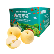 京东百亿补贴:京地达烟台栖霞奶油富士苹果净重4.5斤单果约200g