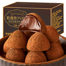 比比赞 松露形巧克力 圣诞节糖果（代可可脂） 230g/箱 约30颗