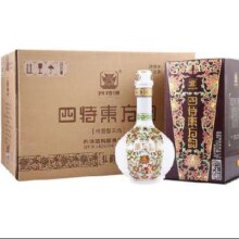预售：四特 白酒 东方韵 弘韵 特香型白酒 52度 500ml*6 整箱装