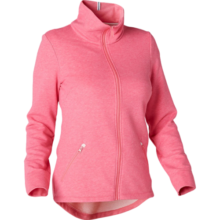 迪卡侬（DECATHLON）运动衫女跑步外套保暖立领无帽卫衣夹克上衣休闲服饰GYPWW 粉红色 S