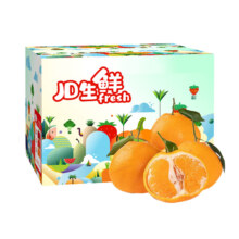 再降价、限今天、PLUS会员：Mr.Seafood 京鲜生 四川春见耙耙柑 净重5斤装 单果180g起