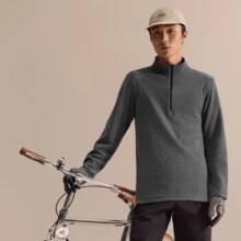 京东百亿补贴：京东京造 保暖绒衣户外抓绒衣男 运动秋摇粒绒外套冲锋衣内胆