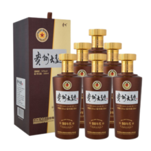 茅台（MOUTAI）大曲酒  纯粮食酒 迎宾送礼酒水 53度酱香型白酒 送礼收藏 53度 500mL 6瓶 大曲80 整箱装