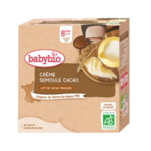 PLUS：伴宝乐（Babybio）婴幼儿有机奶昔 法式全麦可可奶淇淋口味 整盒装4*85g