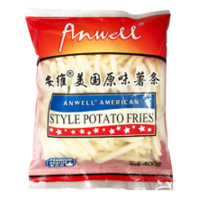 PLUS会员、需凑单：安维 Anwell 美国原味薯条 400g*9件