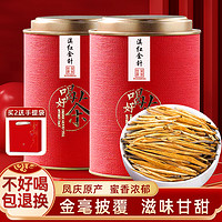 吴家世茶 滇红金针 特级红茶 100g（送礼品袋+冰川杯）