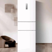 再降价，政府补贴，plus会员：海尔（Haier）255升风冷无霜三开门多门电冰箱BCD-255WLHC35EWVU1