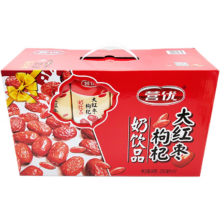 临期：营优 大红枣枸杞奶饮品250ml*12盒