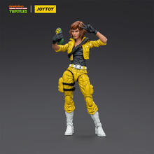 JOYTOY 暗源 忍者龟 艾普奥尼尔&斯普林特 1:18可动兵人模完手办 艾普奥尼尔