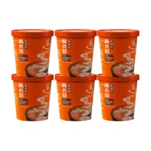 88VIP：麻六记 酸辣粉 256g*6桶装