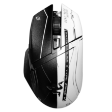 雷蛇（Razer） 鼠标巴塞利斯蛇无线 小巴蛇游戏X极速蓝牙充电lol有线人力工学cf鼠标LOL X极速版+全包裹贴纸（耐磨防滑 赛博幽灵）