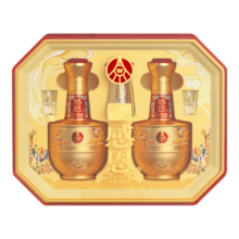 五粮液出品 感恩龙年酒 52度浓香型500mL*2瓶 礼盒装-带杯