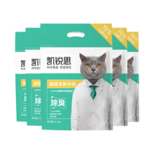 需凑单、PLUS会员：KERES 凯锐思 豆腐猫砂除味 11.5kg*2件