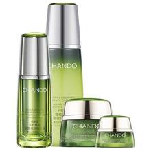 CHANDO 自然堂 雪松御龄水霜精眼(精华水200mL+霜50g+精华40ml+眼霜15g)圣诞礼物