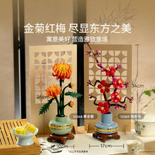 LEGO 乐高 官方旗舰店10369梅菊礼盒永生花积木礼物摆件