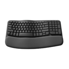 Plus:罗技（Logitech）Wave Keys人体工学键盘 双模带掌托倾角支架 商用版