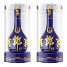 京东百亿补贴、plus会员：郎酒 青花郎 酱香型高度白酒 53度 500ml*2瓶（年份随机）