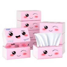 柔舒 面巾木浆抽纸 500张 1大包试用装