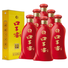 口子窖 六年型 兼香型白酒 41度 450ml*6瓶 整箱装 低度白酒 年货