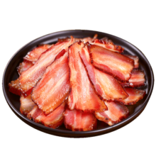 杨大爷柴火烟熏腊味四川风味特产咸肉五花川味腊肉1斤装500g 需烹饪食用