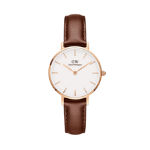 丹尼尔惠灵顿（DanielWellington）DW女表皮革表带28mm欧美简约风时尚石英表生日礼物DW00100231