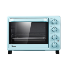 美的（Midea）家用电烤箱25升 小型多功能 机械式操控 上下独立控温 专业烘焙易操作可定时 PT2531 25L