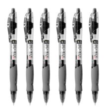晨光(M&G)文具GP1008/0.5mm黑色中性笔 经典按动子弹头签字笔 学生/办公用水笔 12支/盒考研