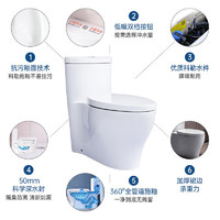 KOHLER 科勒 水漾 4165T 连体抽水马桶 400mm