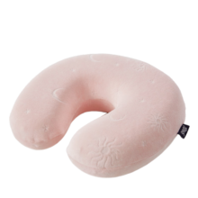 安睡宝（SOMERELLE） u型枕颈椎护颈枕脖子午睡记忆棉靠枕旅行睡觉坐车便携神器 U型记忆绵枕-淡粉色 28×28×8cm