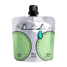 觅山 青梅酒105ml 1袋装 10.5度梅子原果发酵低度微醺果酒