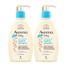 PLUS会员： Aveeno 艾惟诺 婴儿洗发沐浴二合一 354ml*2