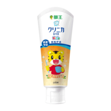 狮王（Lion）齿力佳巧虎酵素儿童牙膏2-12岁蜜桃味60g含氟防蛀