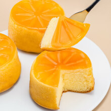 需首购、plus会员：凯利来 橙子蛋糕 450g