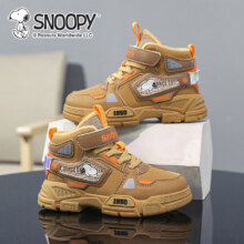 SNOOPY史努比儿童 运动跑步鞋冬季800棕色 全码通用