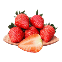 红颜草莓99牛奶草莓礼盒 净重1斤 单果12g+