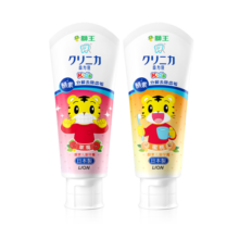 狮王（Lion）齿力佳巧虎酵素儿童牙膏套装2-12岁120g草莓1支+蜜桃1支共2支装