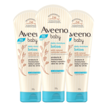 艾惟诺（Aveeno）婴儿润肤乳儿童身体乳液每日倍护润肤露无香型227g 倍护润肤乳227g*3【25年9月】
