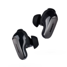 Bose QuietComfort 消噪耳塞Ultra-经典黑 真无线蓝牙降噪耳机大鲨3代 智能耳内音场调校 骁龙畅听技术