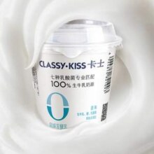 CLASSY·KISS 卡士 无添加原味风味发酵酸奶100g*15杯