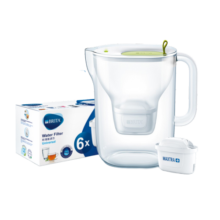 碧然德（brita） 设计师滤水壶3.5L家用净水壶+减少水垢标准版滤芯套装 设计师水壶绿+标准版滤芯5枚
