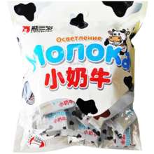 熊三岁 小奶牛牛奶味 威化饼干400g