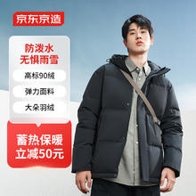 京东京造 男士羽绒服 充绒量90%