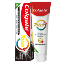 高露洁（Colgate）Total全效备长炭牙膏进口港版亮白抗菌去牙结石去牙菌斑150g*3